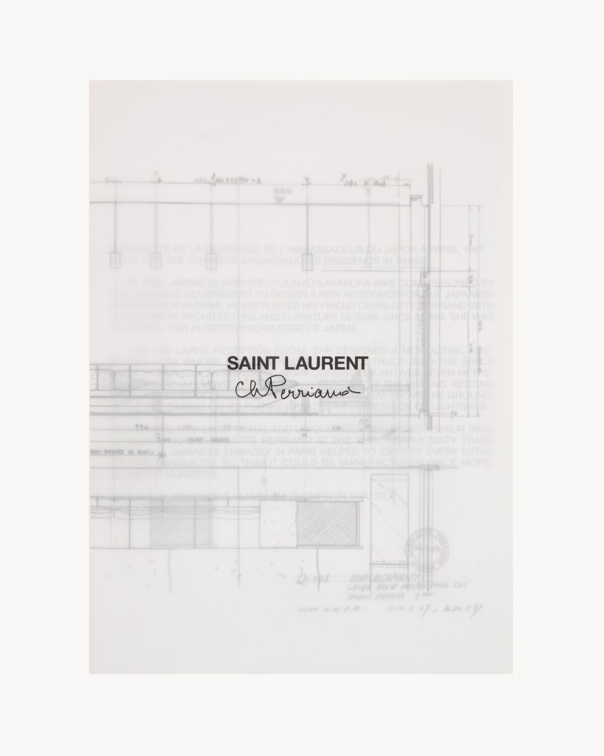 SAINT LAURENT EDITIONS: Charlotte Perriand Catalogue