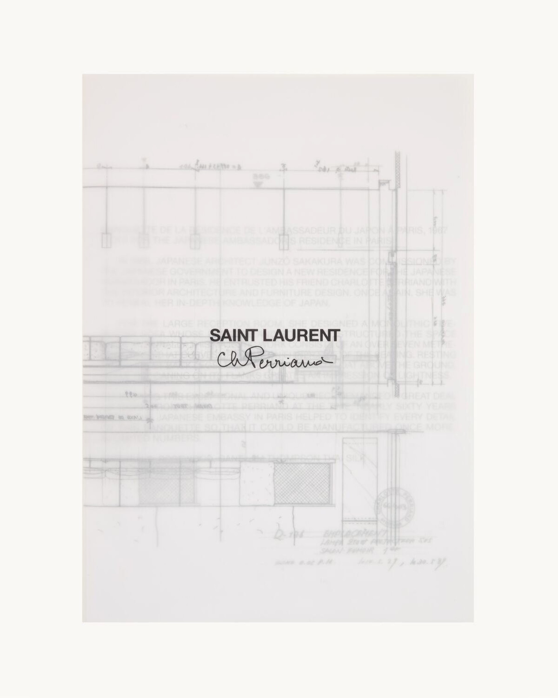 SAINT LAURENT EDITIONS: Charlotte Perriand Catalogue